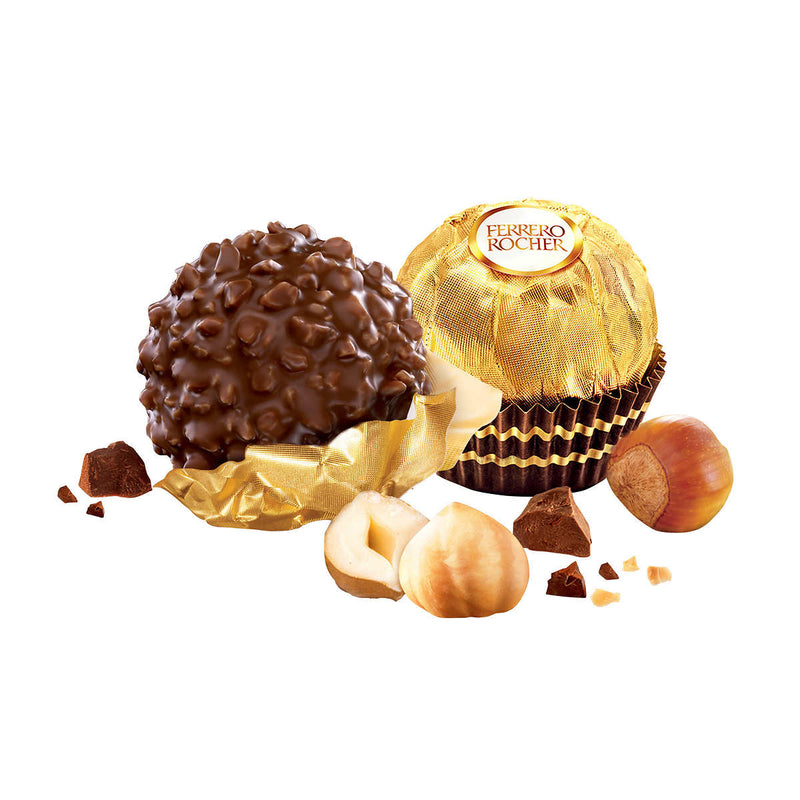 Ferrero Rocher Hazelnut Chocolates Gift Box - 48-Count - 600g / 21.2 Oz [Snacks & Sundries] Snacks & Sundries Ferrero   