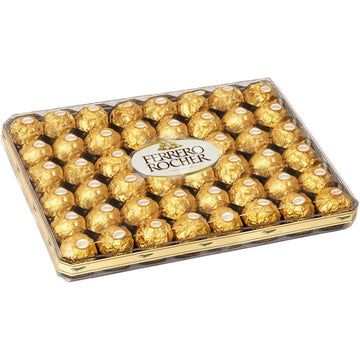 Ferrero Rocher Hazelnut Chocolates Gift Box - 48-Count - 600g / 21.2 Oz [Snacks & Sundries] Snacks & Sundries Ferrero   