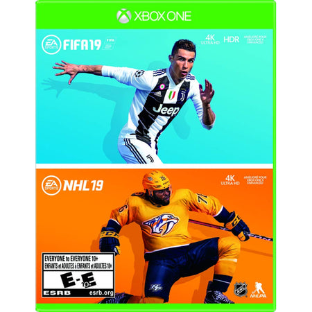 FIFA 19 & NHL 19 Bundle [Xbox One] Xbox One Video Game Electronic Arts   