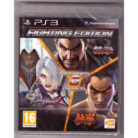Fighting Edition: Tekken Tag Tournament 2 + Soul Calibur V + Tekken 6 [PlayStation 3] PlayStation 3 Video Game Bandai Namco   