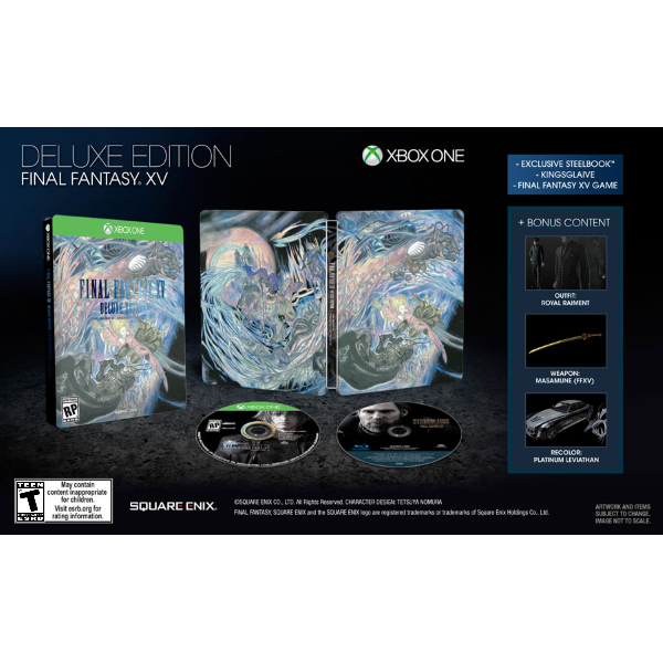 Final Fantasy XV Deluxe Edition [Xbox One] Xbox One Video Game Square Enix   