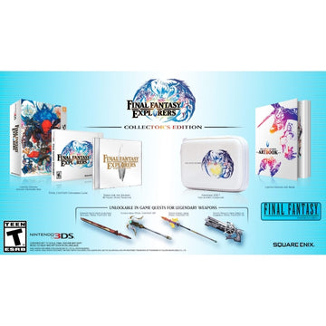 Final Fantasy Explorers - Collector's Edition [Nintendo 3DS] Nintendo 3DS Video Game Square Enix   