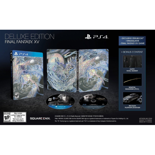 Final Fantasy XV - Deluxe Edition [PlayStation 4] PlayStation 4 Video Game Square Enix   