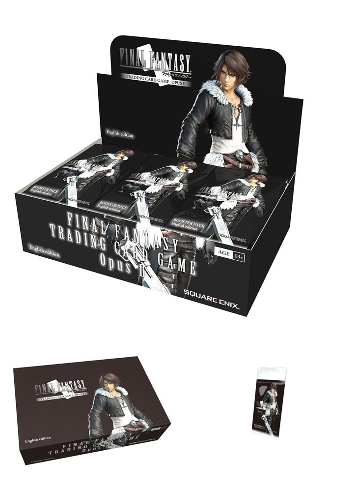 Final Fantasy TCG: Opus II Collection Factory Sealed Booster Box - 36 Packs Card Game Square Enix   