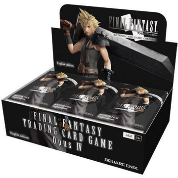 Final Fantasy TCG: Opus IV Collection Factory Sealed Booster Box - 36 Packs Card Game Square Enix   