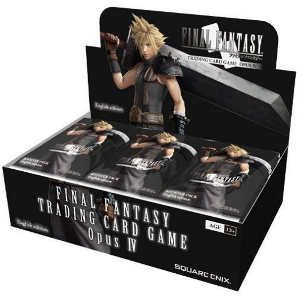 Final Fantasy TCG: Opus IV Collection Factory Sealed Booster Box - 36 Packs Card Game Square Enix   