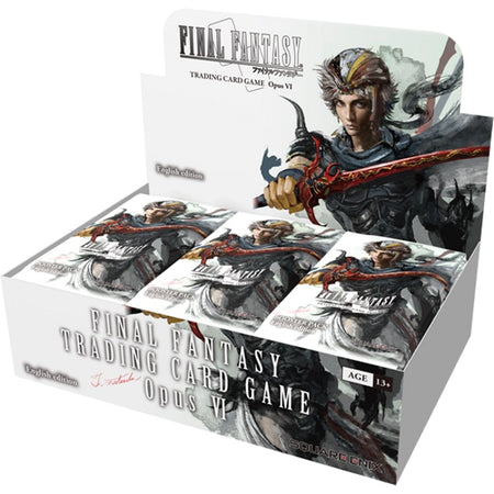 Final Fantasy TCG: Opus VI Collection Factory Sealed Booster Box - 36 Packs Card Game Square Enix   