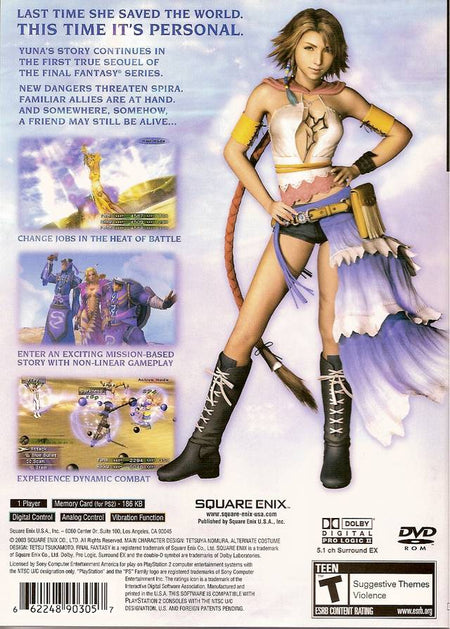 Final Fantasy X-2 [PlayStation 2] PlayStation 2 Video Game Square Enix   