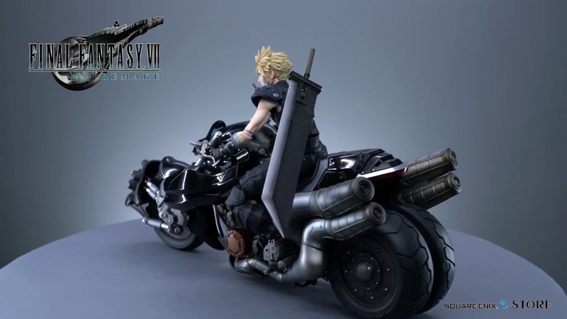 Final Fantasy VII Remake - Play Arts Cloud Strife & Hardy Daytona Action Figures [Collectible] PlayStation 4 Video Game Square Enix   