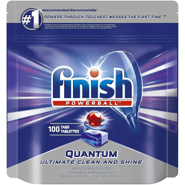 Finish Quantum Max Fresh Dishwasher Detergent Tabs - 100 Tablets [House & Home] House & Home Finish   