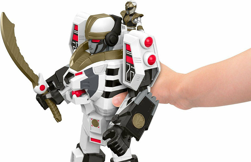 Power Rangers White Ranger & Warrior Mode Tigerzord Toys & Games Fisher Price