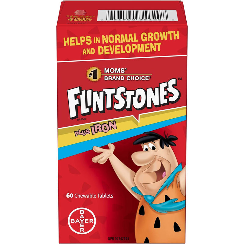 Flintstones Plus Iron Multivitamins - 60 Chewable Tablets [Healthcare] Healthcare Bayer   