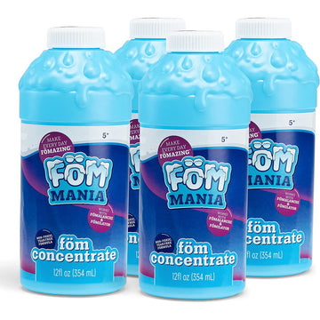 Fom Mania: Foam Refill Concentrate - 354 mL / 12 Fl Oz - 4 Pack [Toys, Ages 5+] Toys & Games Little Kids   