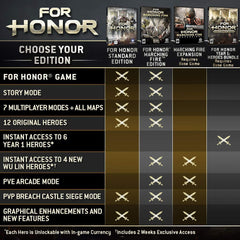 For Honor: Marching Fire Edition [PlayStation 4] PlayStation 4 Video Game Ubisoft