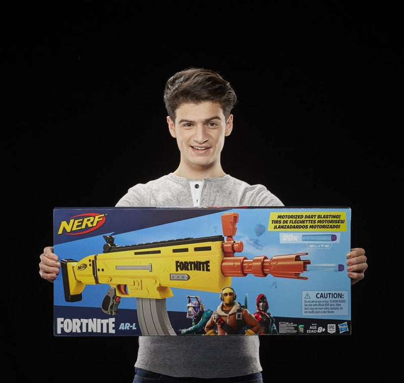 Fortnite AR-L Nerf Elite Dart Blaster [Toys, Ages 8+] Toys & Games Hasbro   