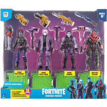 Fortnite Squad Mode 4-Figure Pack, Series 5 - Weapons Included  [Toys, Ages 8+] Toys & Games Jazwares   