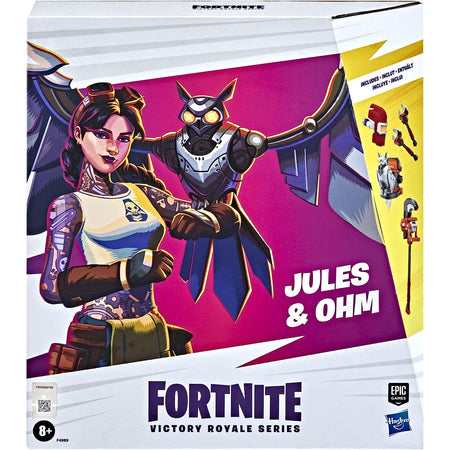 Fortnite Victory Royale Series: Jules and Ohm Deluxe Pack 6-Inch Collectible Action Figures with Accessories [Toys, Ages 8+] Toys & Games Hasbro   