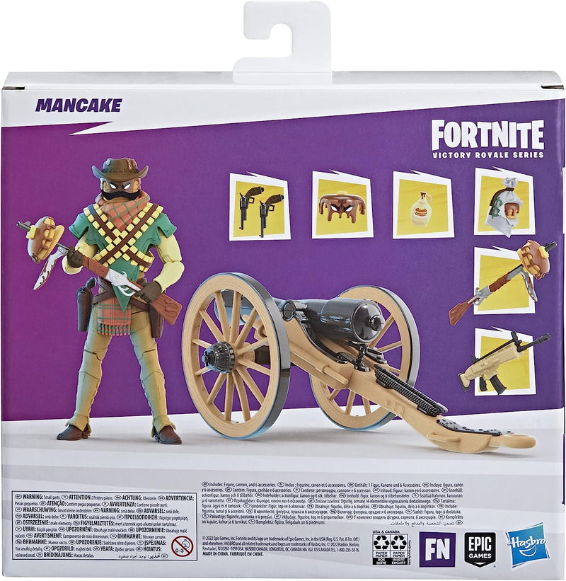 Fortnite Victory Royale Series: Mancake Deluxe Pack 6-Inch Collectible Action Figure with Accessories [Toys, Ages 8+] Toys & Games Hasbro   