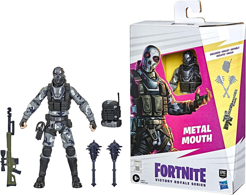 Fortnite Victory Royale Series: Metal Mouth 6-Inch Collectible Action Figure with Accessories [Toys, Ages 8+] Toys & Games Hasbro   