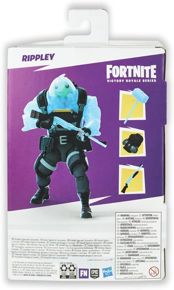 Fortnite Victory Royale Series: Rippley 6-Inch Collectible Action Figure with Accessories [Toys, Ages 8+] Toys & Games Hasbro   