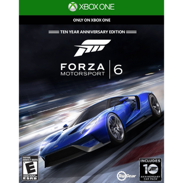 Forza Motorsport 6: Ten Year Anniversary Edition [Xbox One] Xbox One Video Game Microsoft   