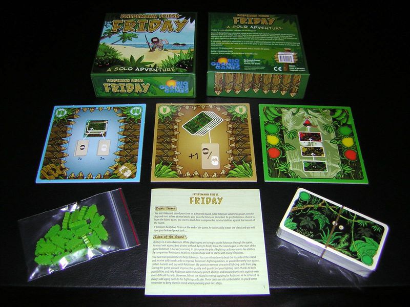 Friday - A Solo Adventure Card Game Rio Grande Games   