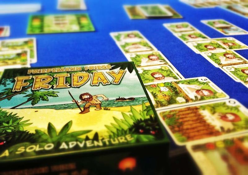 Friday - A Solo Adventure Card Game Rio Grande Games   