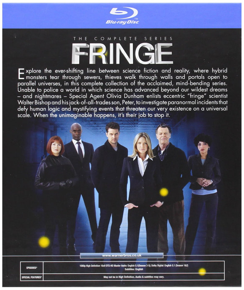 Fringe: The Complete Series [Blu-Ray Box Set] DVDs & Blu-Rays Warner Brothers   