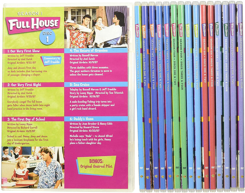 Full House: The Complete Series - Seasons 1-8 [DVD Box Set] DVDs & Blu-Rays Warner Bros.   