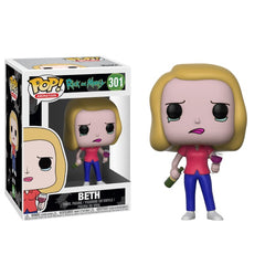 Funko POP! Animation - Rick and Morty: Beth Vinyl Figure [Toys, Ages 17+, #301] Toys & Games Funko   