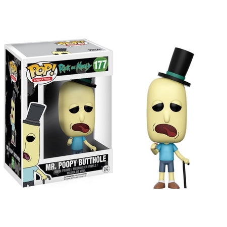 Funko POP! Animation - Rick and Morty: Mr. Poopy Butthole Vinyl Figure [Toys, Ages 17+, #177] Toys & Games Funko   