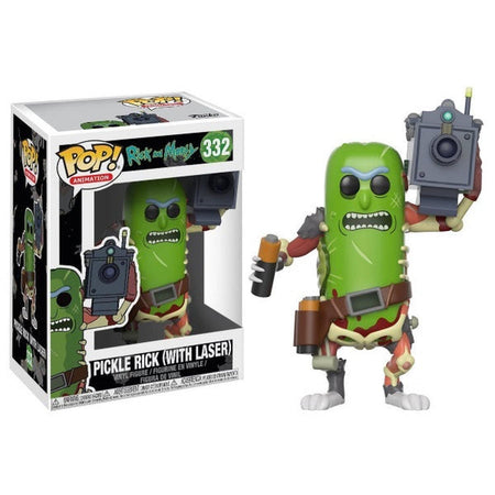 Funko POP! Animation - Rick and Morty: Pickle Rick with Laser Vinyl Figure Toys & Games Funko