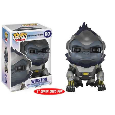 Funko POP! Games - Overwatch: Winston Super Sized Vinyl Figure Toys & Games Funko