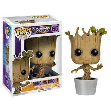 Funko POP! Marvel: Guardians of the Galaxy - Dancing Groot Vinyl Bobble-head [Toys, Ages 3+, #65] Toys & Games Funko   