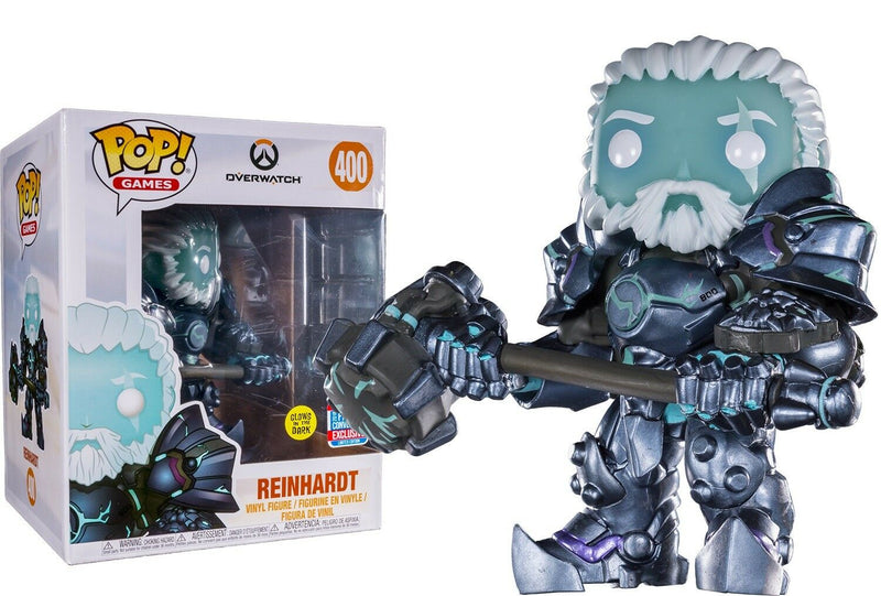 Funko POP! Games - Overwatch: Reinhardt Super Sized Vinyl Figure - NYCC Exclusive [Toys, Ages 3+, #400] Toys & Games Funko   