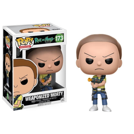 Funko POP! Animation - Rick and Morty: Weaponized Morty Vinyl Figure Toys & Games Funko