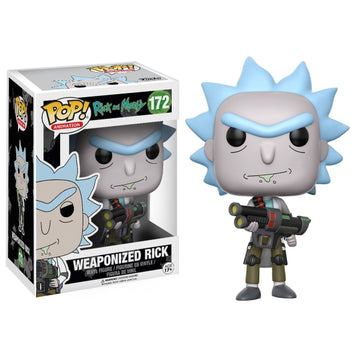 Funko POP! Animation - Rick and Morty: Weaponized Rick Vinyl Figure [Toys, Ages 17+, #172] Toys & Games Funko   