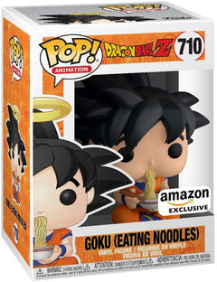 Funko POP! Animation: Dragonball-Z - Goku Eating Noodles Vinyl Figure [Toys, Ages 3+, #710] Toys & Games Funko   