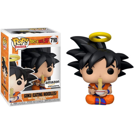 Funko POP! Animation: Dragonball-Z - Goku Eating Noodles Vinyl Figure [Toys, Ages 3+, #710] Toys & Games Funko   
