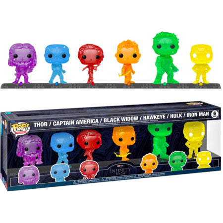 Funko POP! Artist Series: Marvel Infinity Saga - The Avengers 6 Pack [Toys, Ages 3+] Toys & Games Funko   