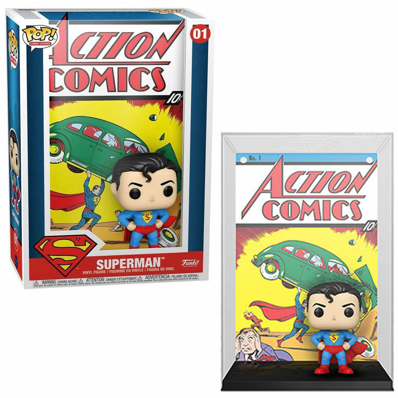 Funko POP! Comic Covers: DC - Superman Action Comics Vinyl Figure [Toys, Ages 3+, #01] Toys & Games Funko   