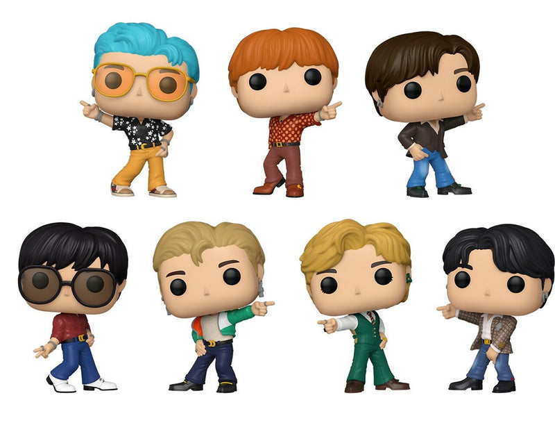 Funko POP! Rocks: BTS Dynamite - 7-Pack of Vinyl Figures - Walmart Exclusive Toys & Games Funko   