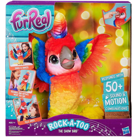 FurReal Rock-A-Too The Show Bird Toys & Games Hasbro