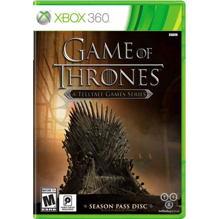 Game of Thrones: A Telltale Games Series - Season Pass Disc [Xbox 360] Xbox 360 Video Game TellTale Games   