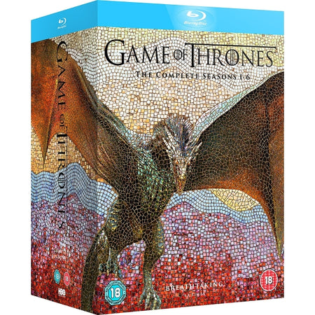 Game of Thrones: The Complete Seasons 1-6 [Blu-Ray Box Set] DVDs & Blu-Rays HBO   