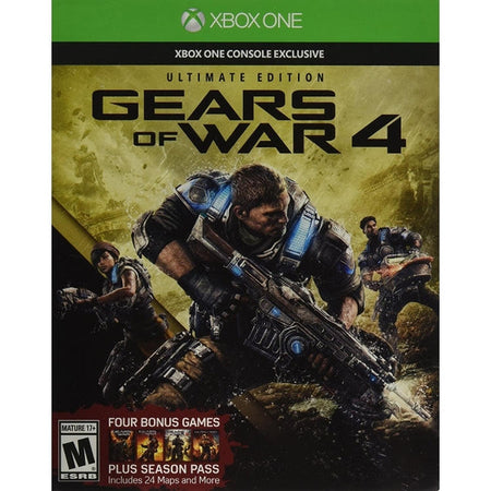 Gears of War 4 Ultimate Edition - Includes Steelbook & Season Pass + Early Access [Xbox One] Xbox One Video Game Microsoft   