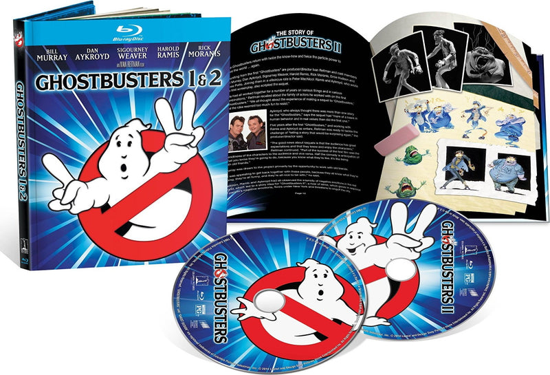 Ghostbusters 1 & 2 [Blu-Ray Box Set] DVDs & Blu-Rays Sony   