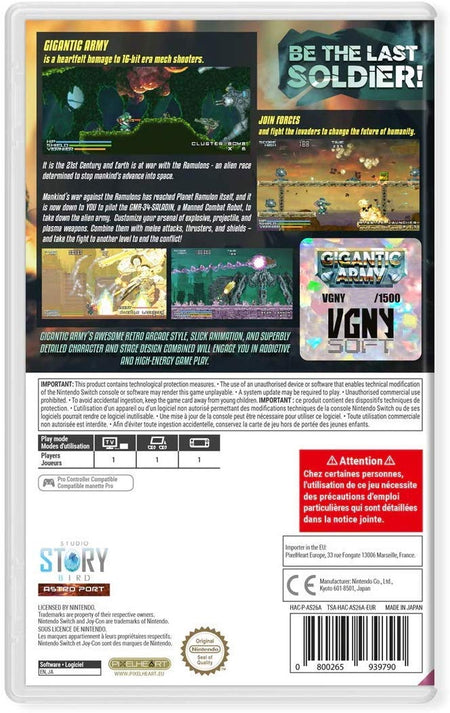 Gigantic Army [Nintendo Switch] Nintendo Switch Video Game VGNYsoft   