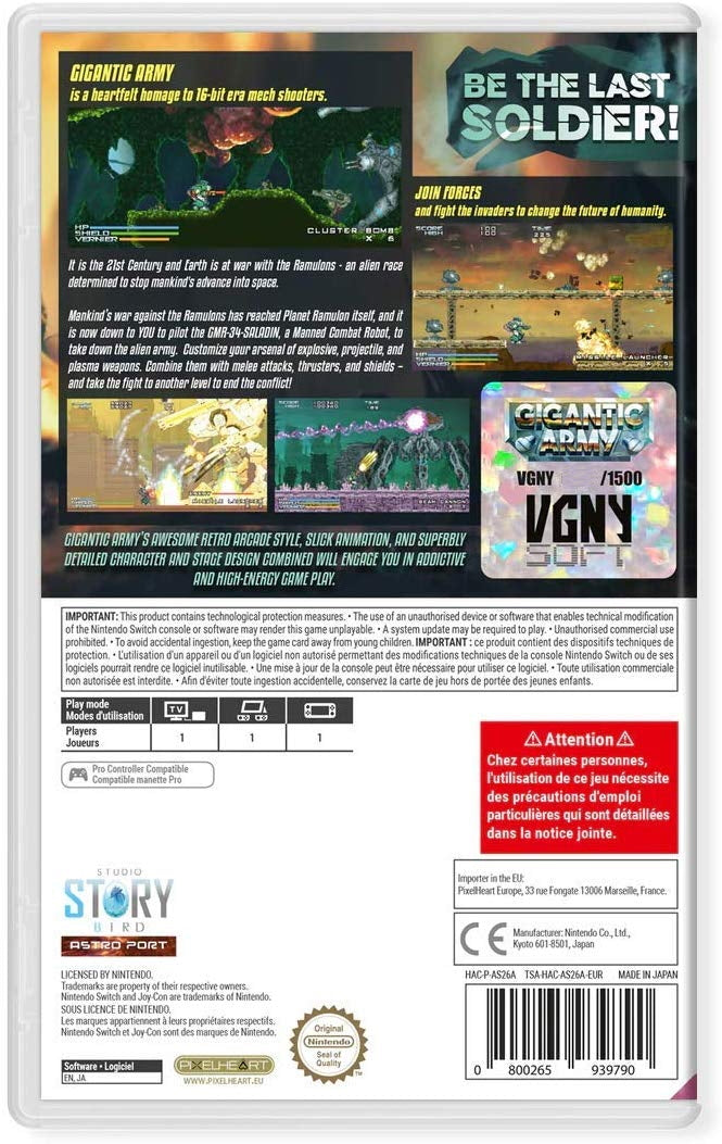 Gigantic Army [Nintendo Switch] Nintendo Switch Video Game VGNYsoft   