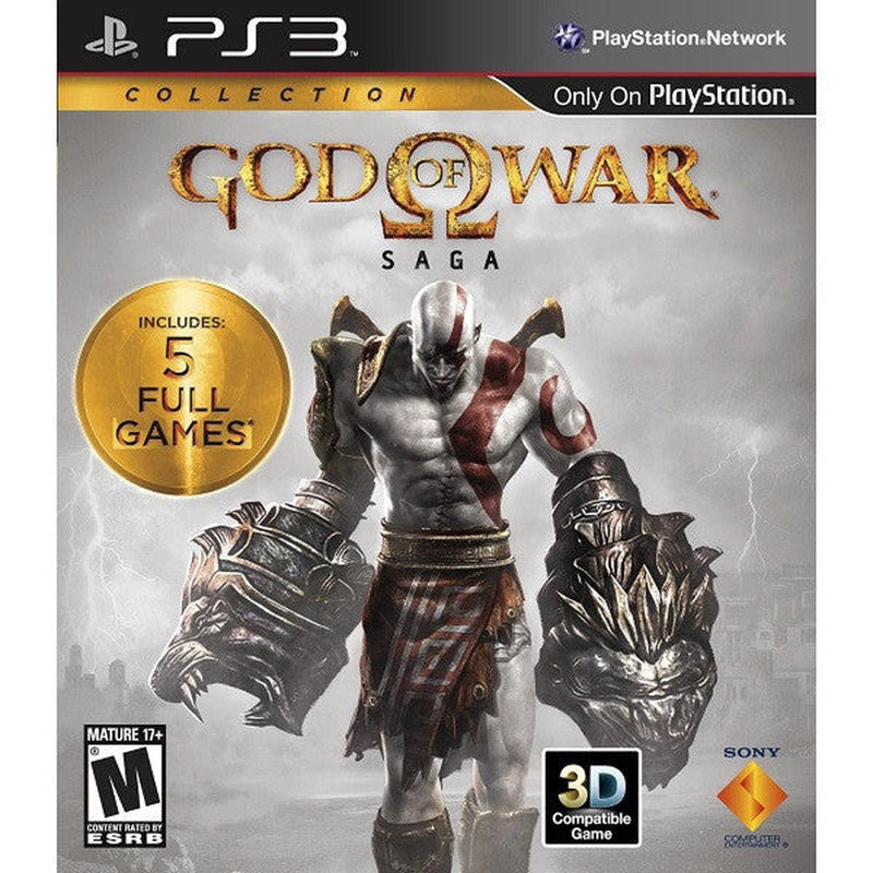 God of War: Saga Collection - 1, 2, 3, Chains of Olympus, Ghost of Sparta [PlayStation 3] PlayStation 3 Video Game Sony   